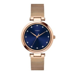 خرید ساعت تایمکس زنانه رزگلد استیل مدل TIMEX TWEL11824